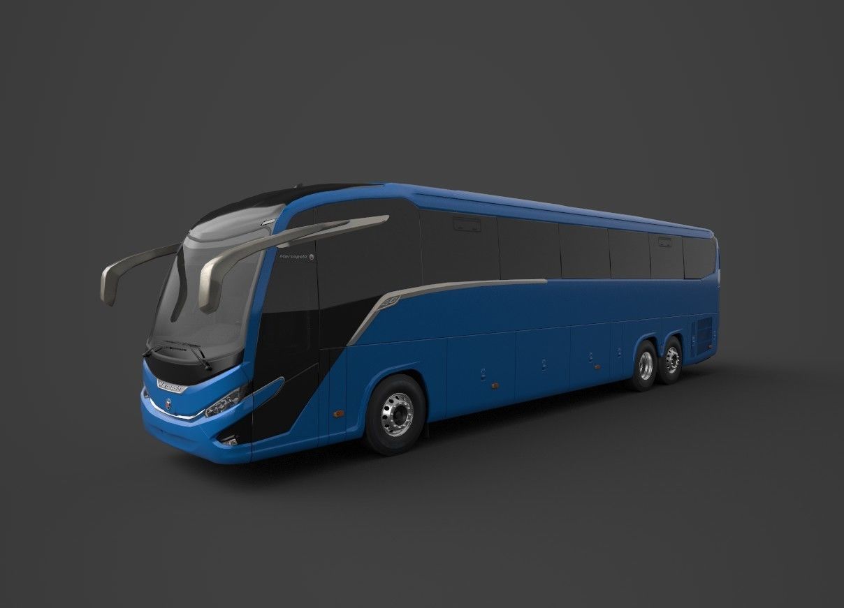 Marcopolo Paradiso G8 1200 2021 Low-poly 3D model_8