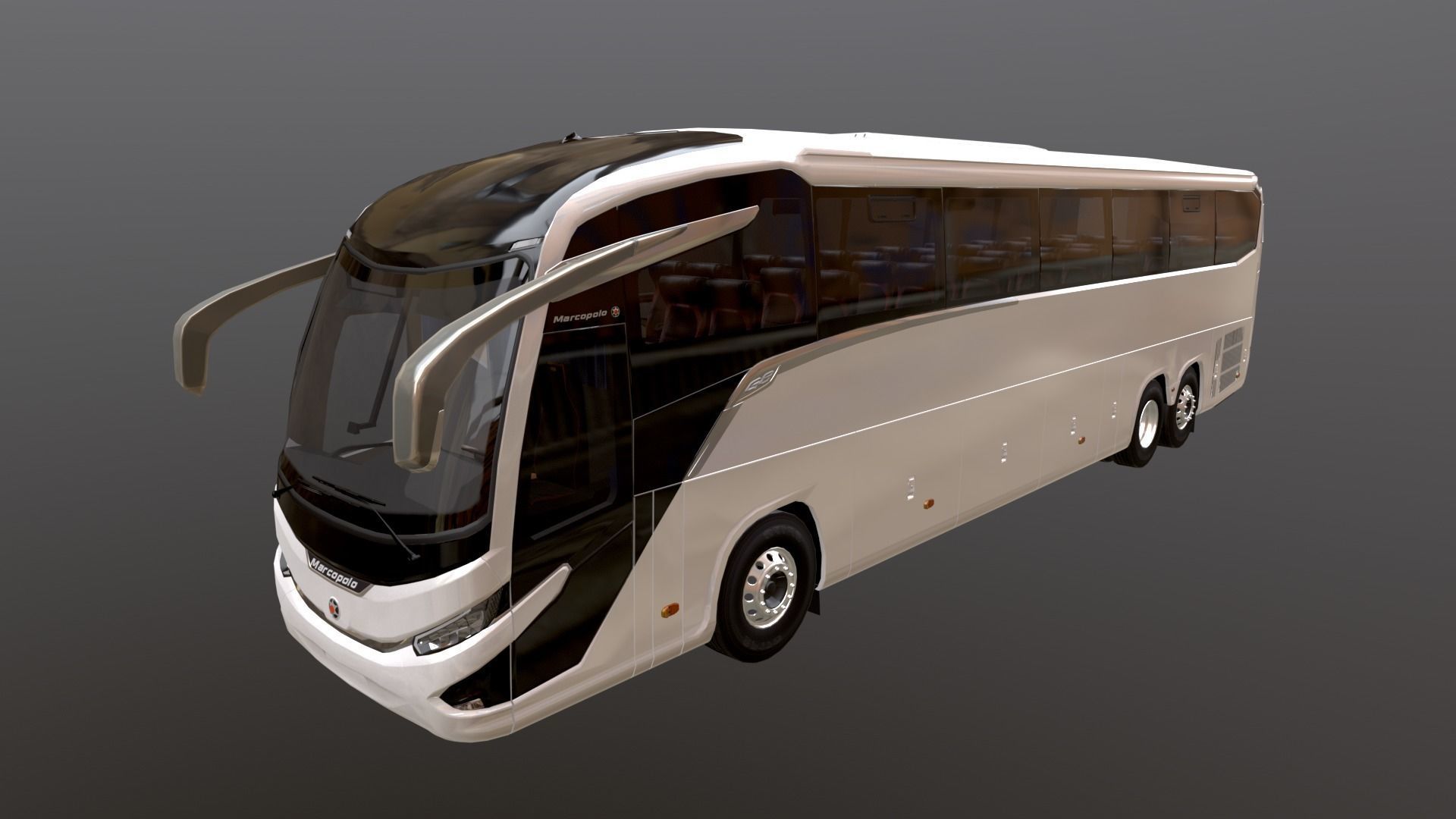 Marcopolo Paradiso G8 1200 2021 Low-poly 3D model_10