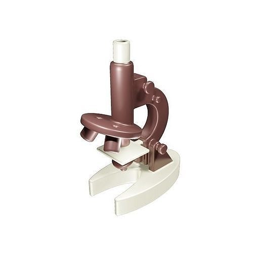 Kids Microscope Toy Low-poly 3D model