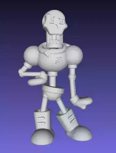Papyrus Undertale Character 3D print model 3D print model