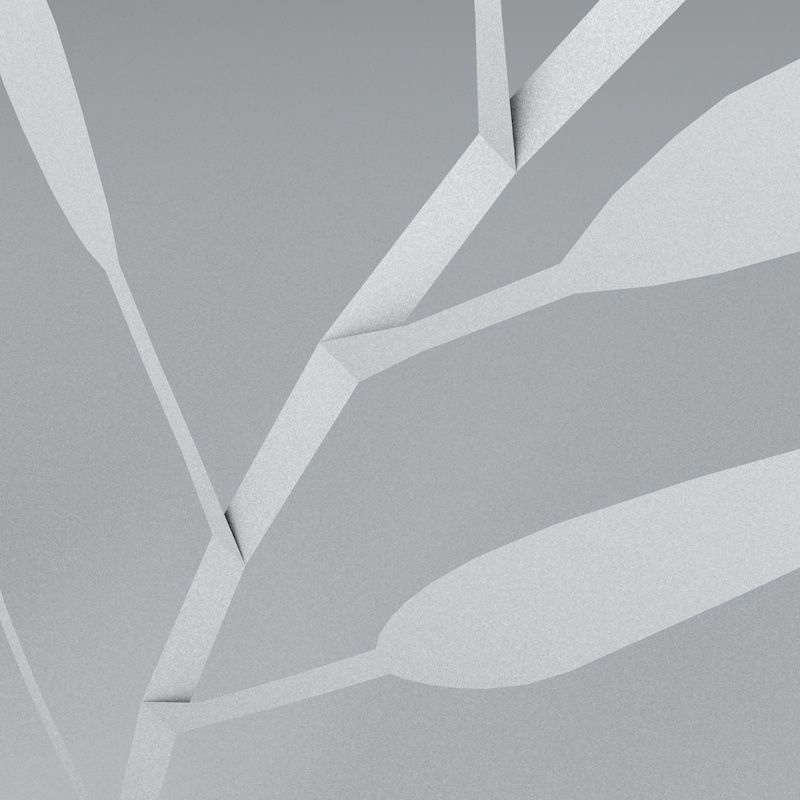 Bamboo Low-poly 3D model_26