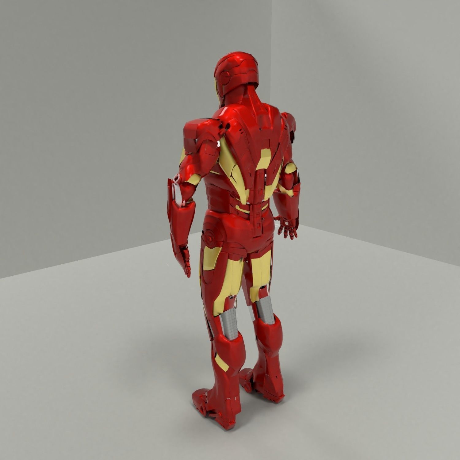 iron man 3D model_3