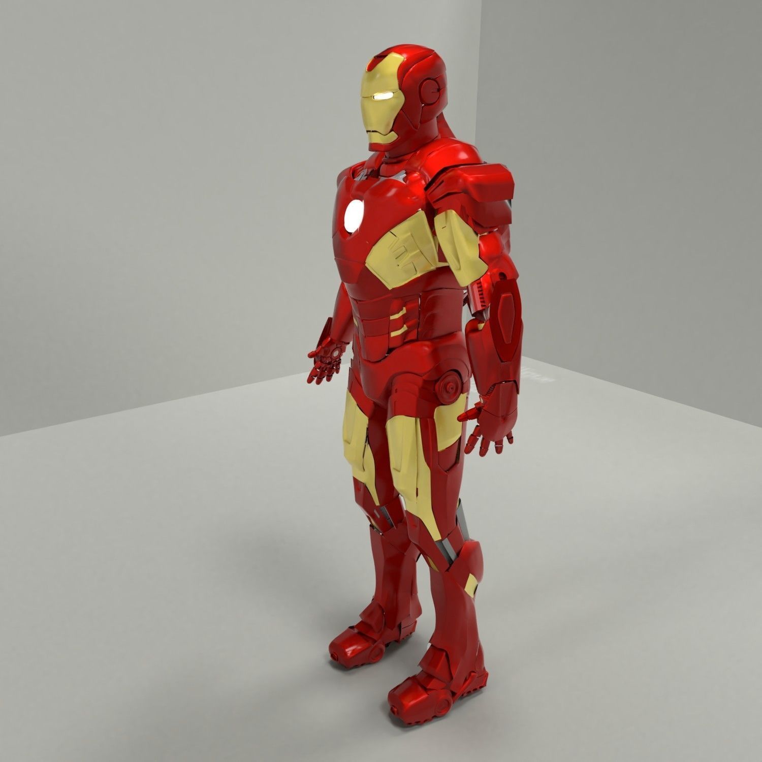 iron man 3D model_1