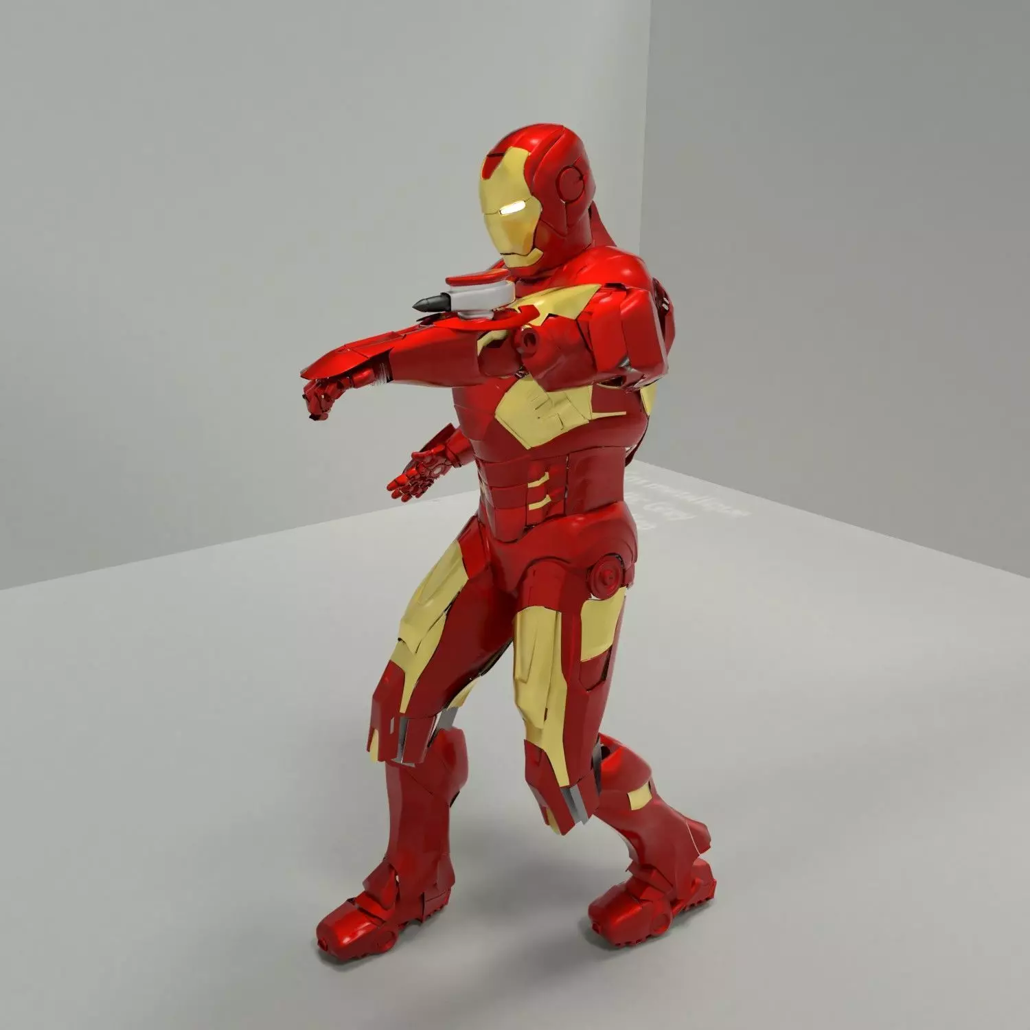 iron man 3D model_0