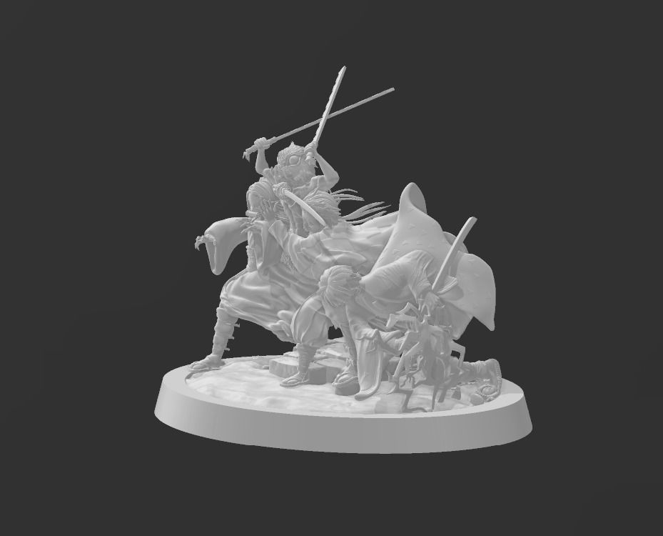 Figurine Demon Slayer-Kimetsu no Yaiba 3D print model_4
