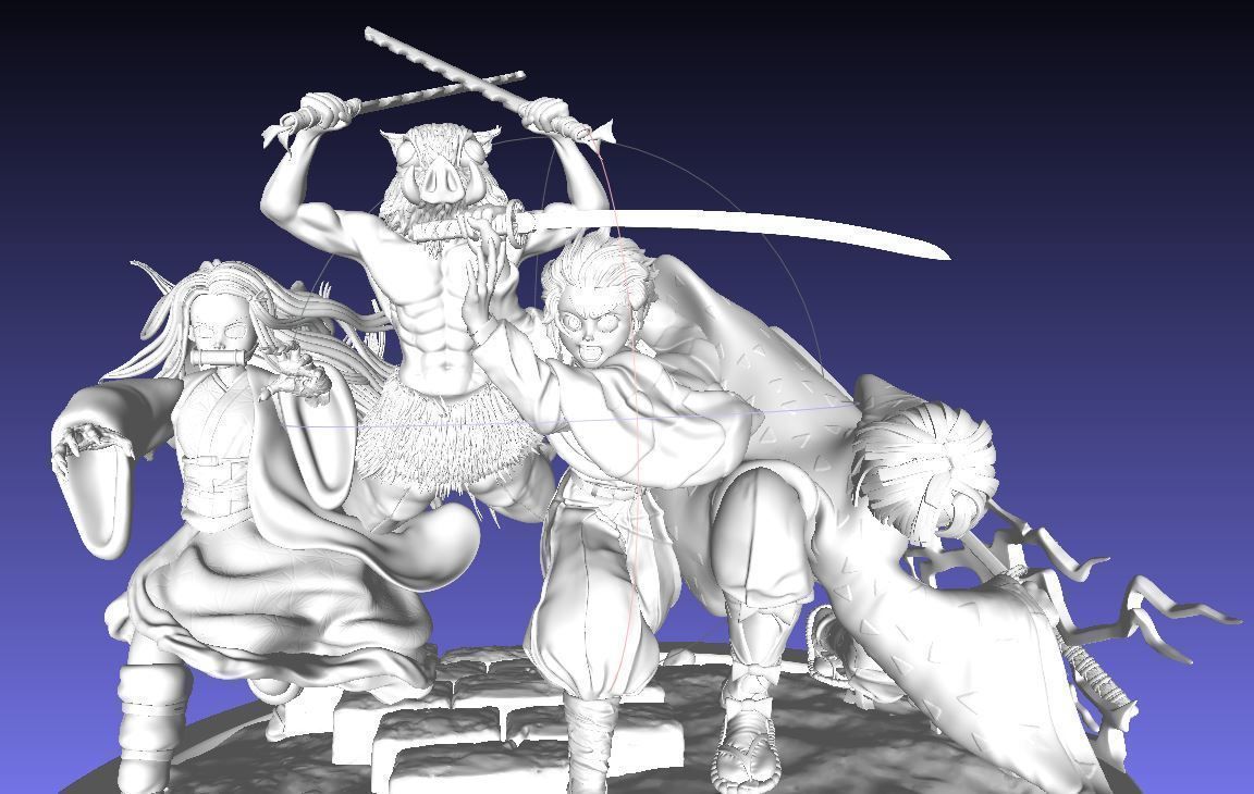 Figurine Demon Slayer-Kimetsu no Yaiba 3D print model_1