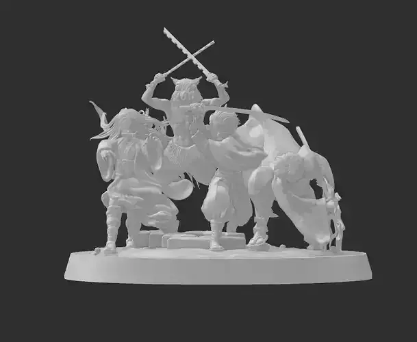 Figurine Demon Slayer-Kimetsu no Yaiba 3D print model
