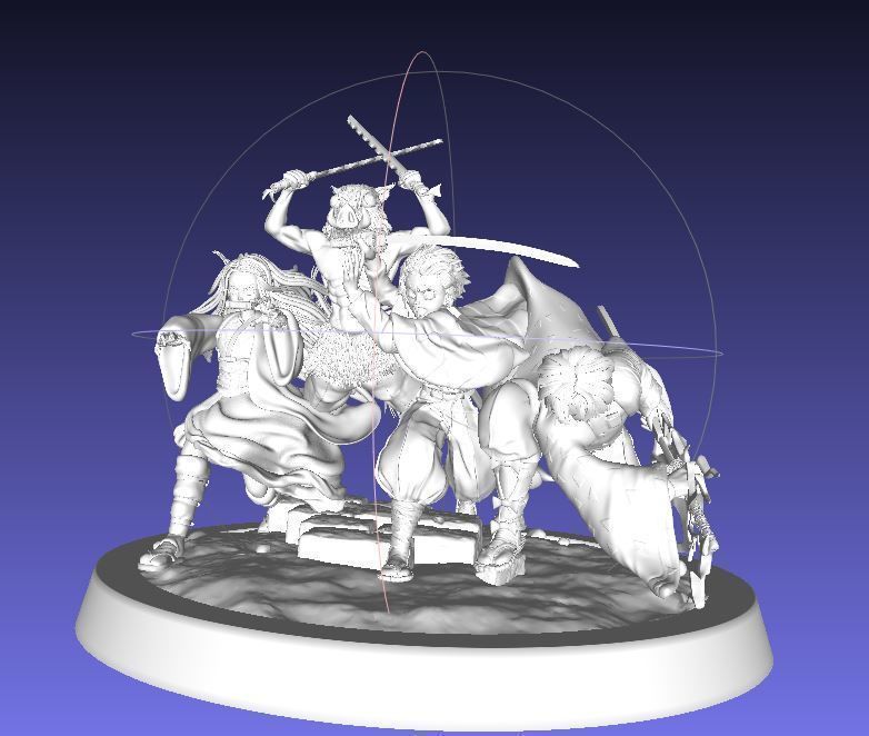 Figurine Demon Slayer-Kimetsu no Yaiba 3D print model_5