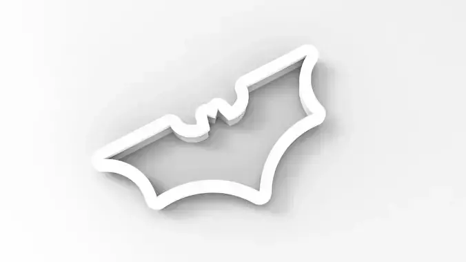 cookie cutter 3d print model batman 3D print model