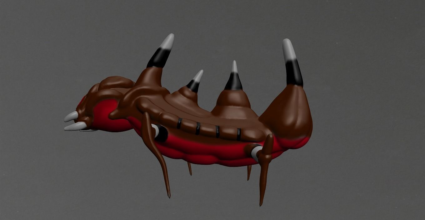 Warrior Ant Low-poly 3D model_14