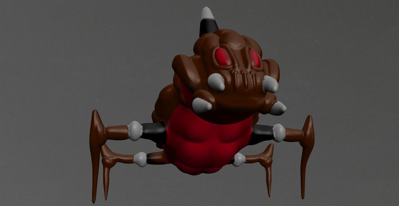 Warrior Ant Low-poly 3D model_6