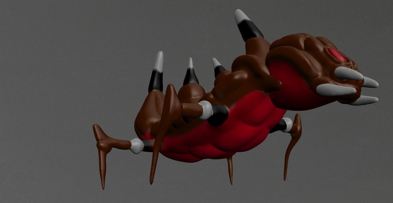 Warrior Ant Low-poly 3D model_5