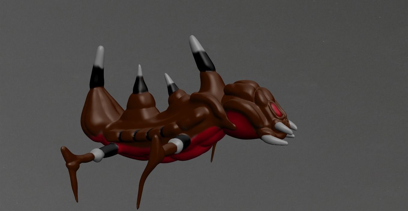 Warrior Ant Low-poly 3D model_11