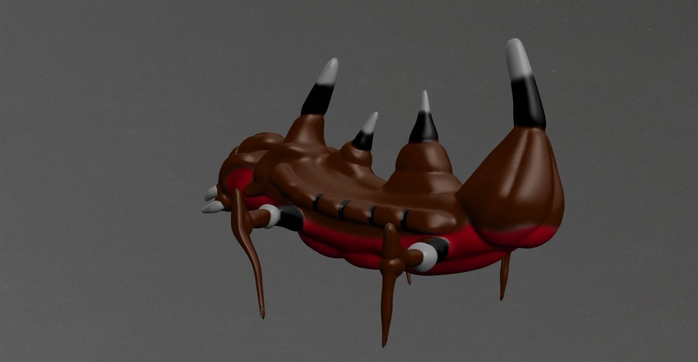 Warrior Ant Low-poly 3D model_15