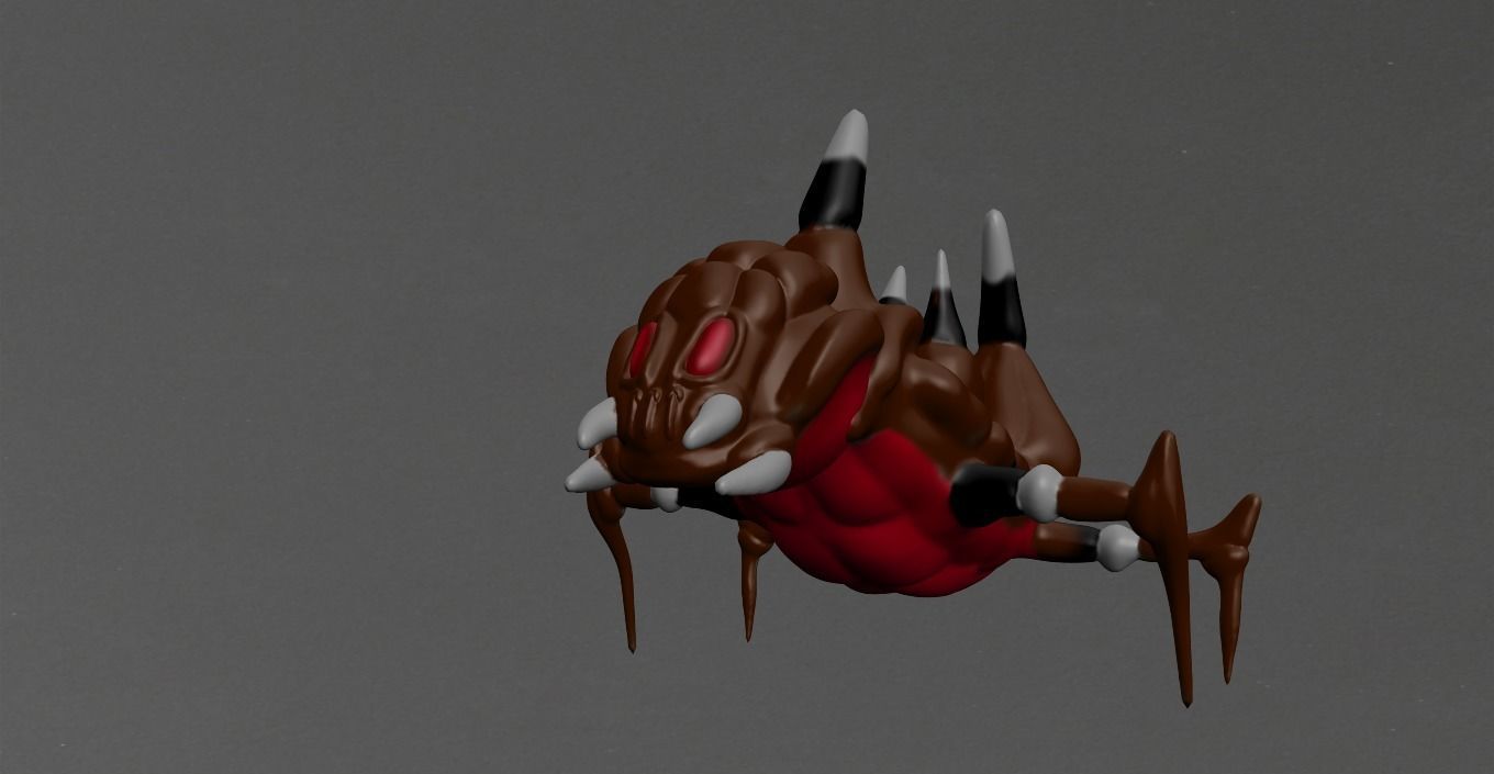 Warrior Ant Low-poly 3D model_13