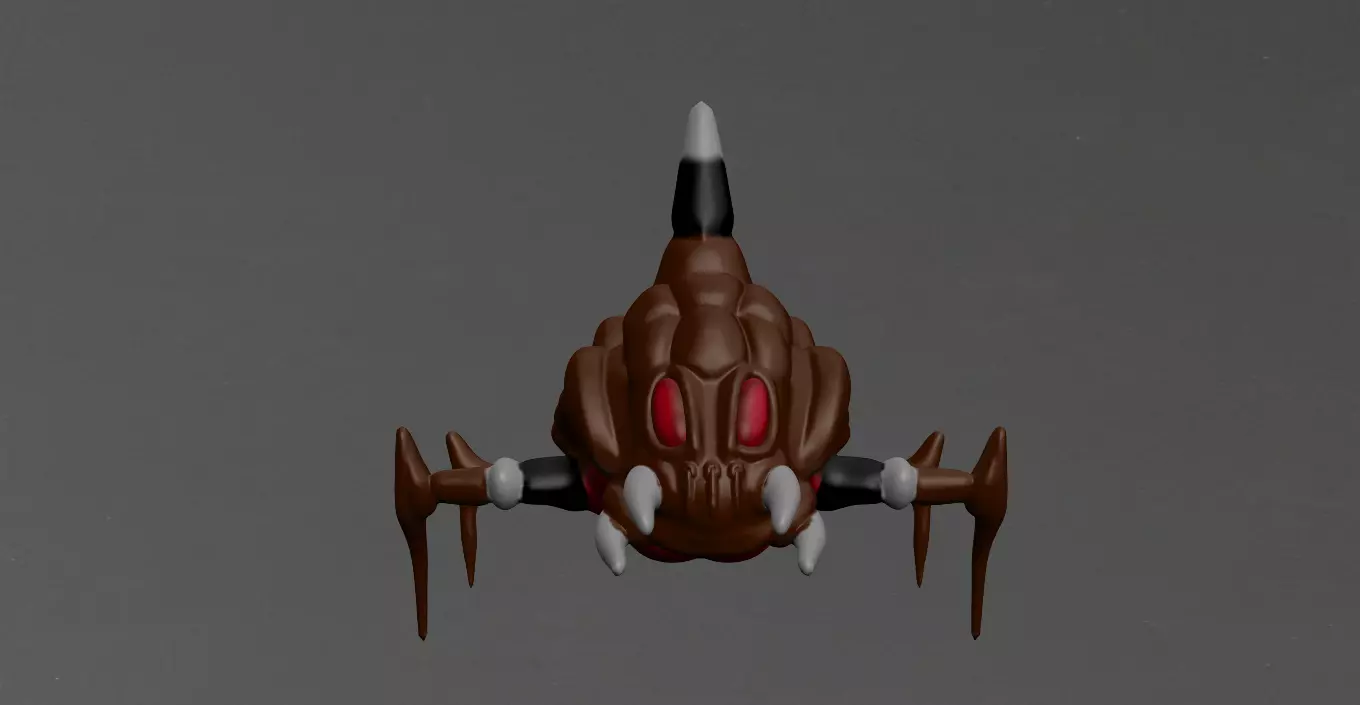 Warrior Ant Low-poly 3D model_0