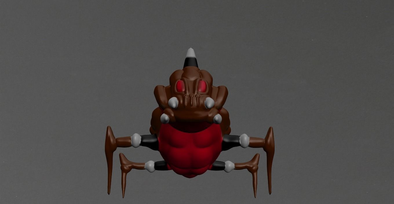 Warrior Ant Low-poly 3D model_12