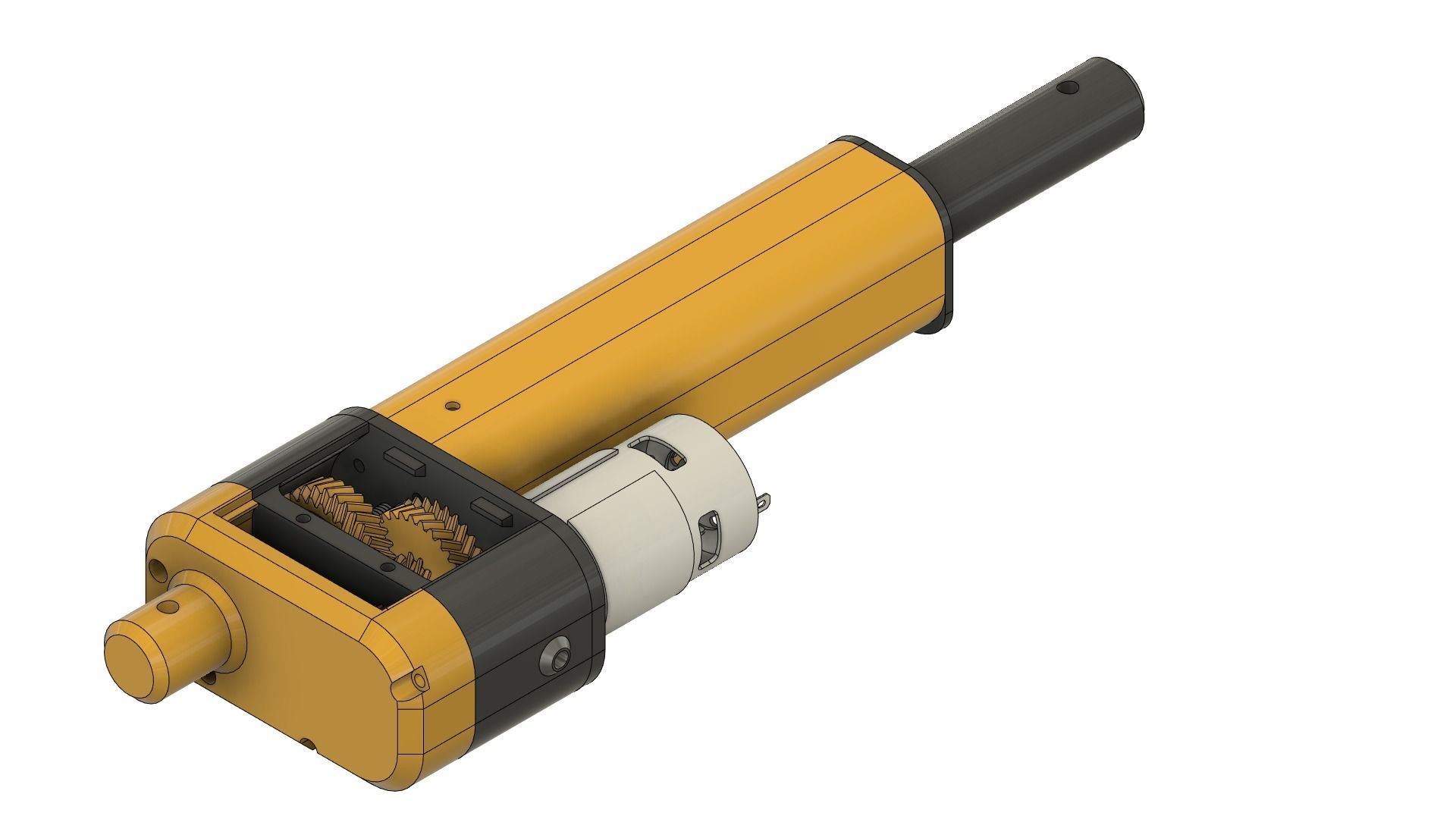 3D Printable Linear SERVO Actuator 3D print model_11