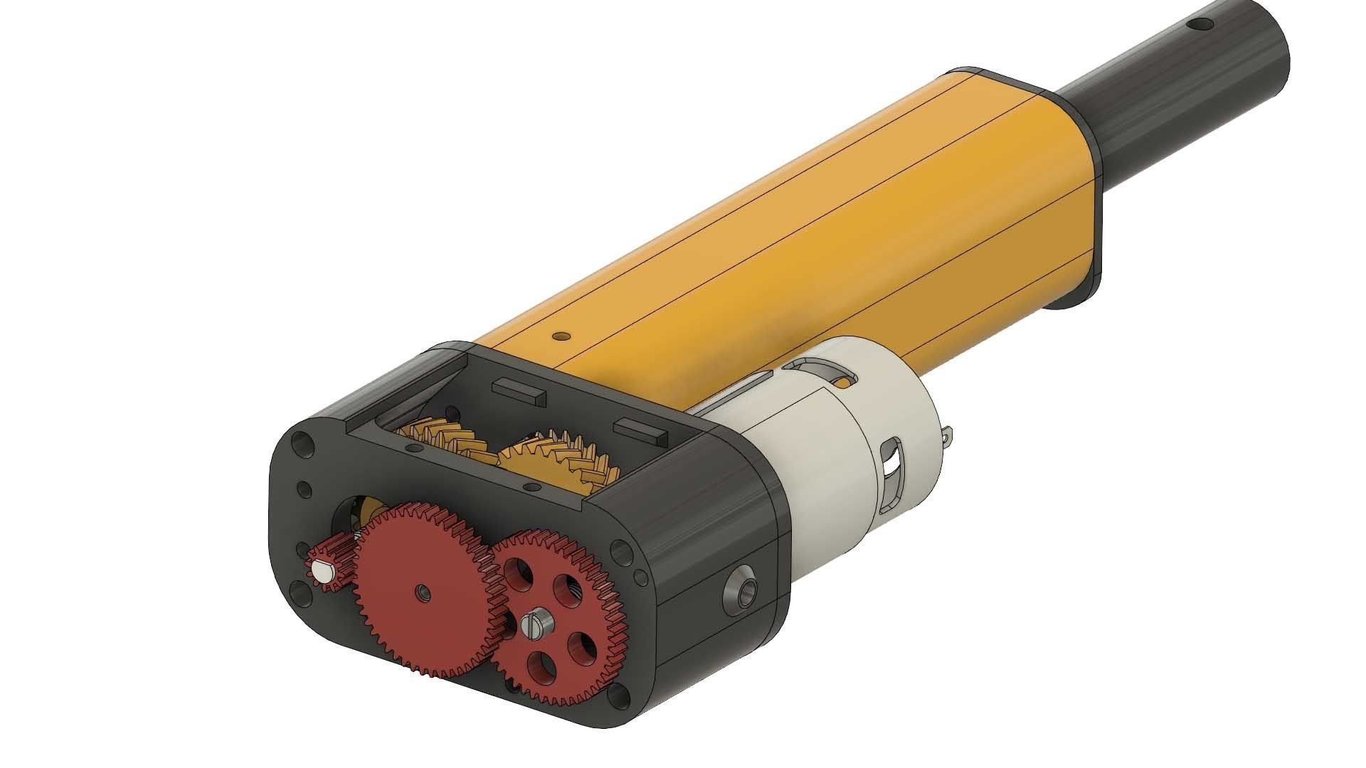 3D Printable Linear SERVO Actuator 3D print model_9