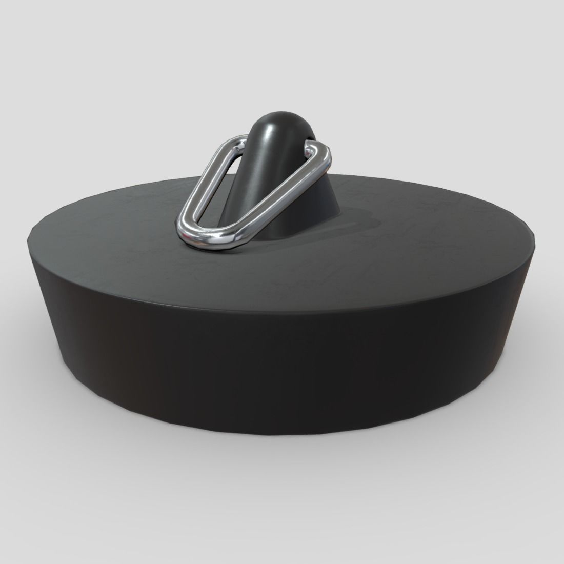 Sink Plug Low-poly 3D model_11