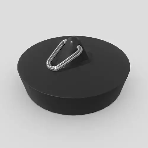 Sink Plug Low-poly 3D model