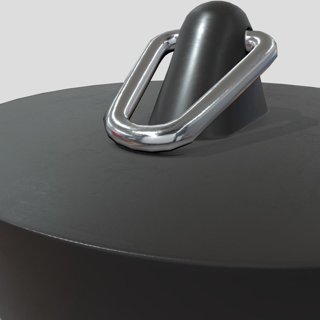 Sink Plug Low-poly 3D model_13