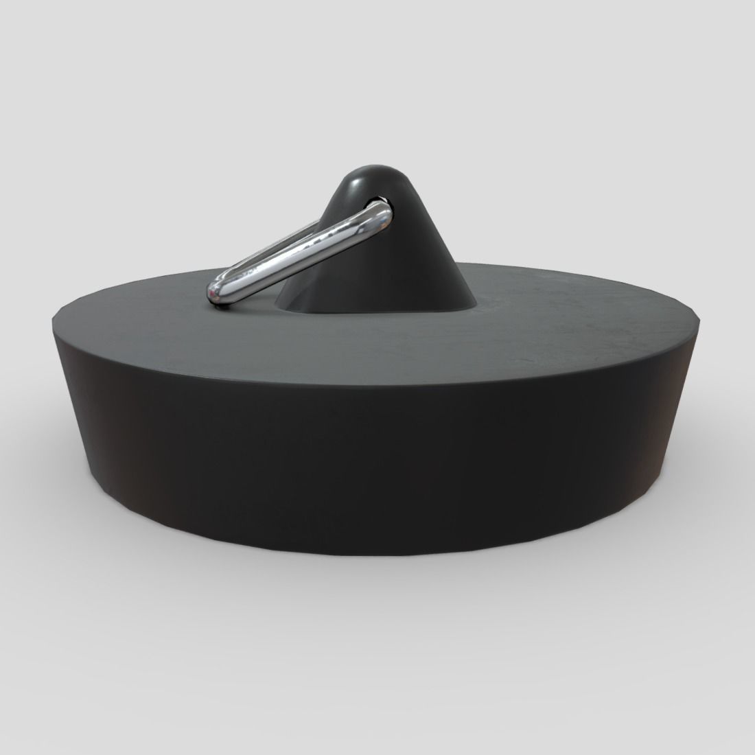 Sink Plug Low-poly 3D model_3