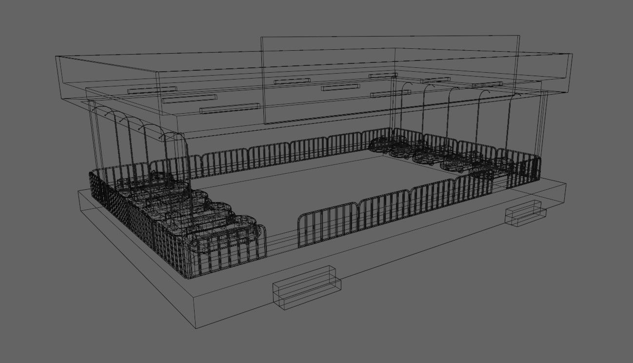 Beat Cart - Amusement Park - Parque de Diversoes Low-poly 3D model_23