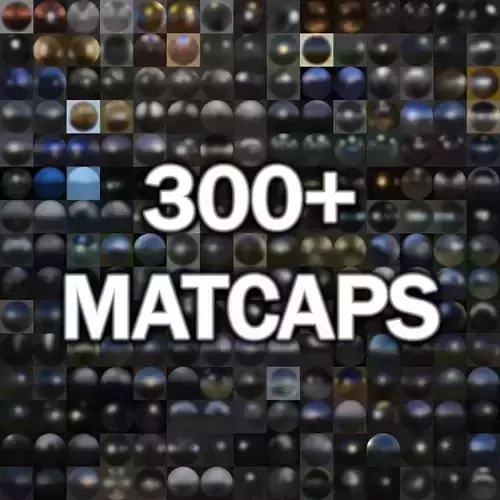 More than 300 Matcaps or Litspheres