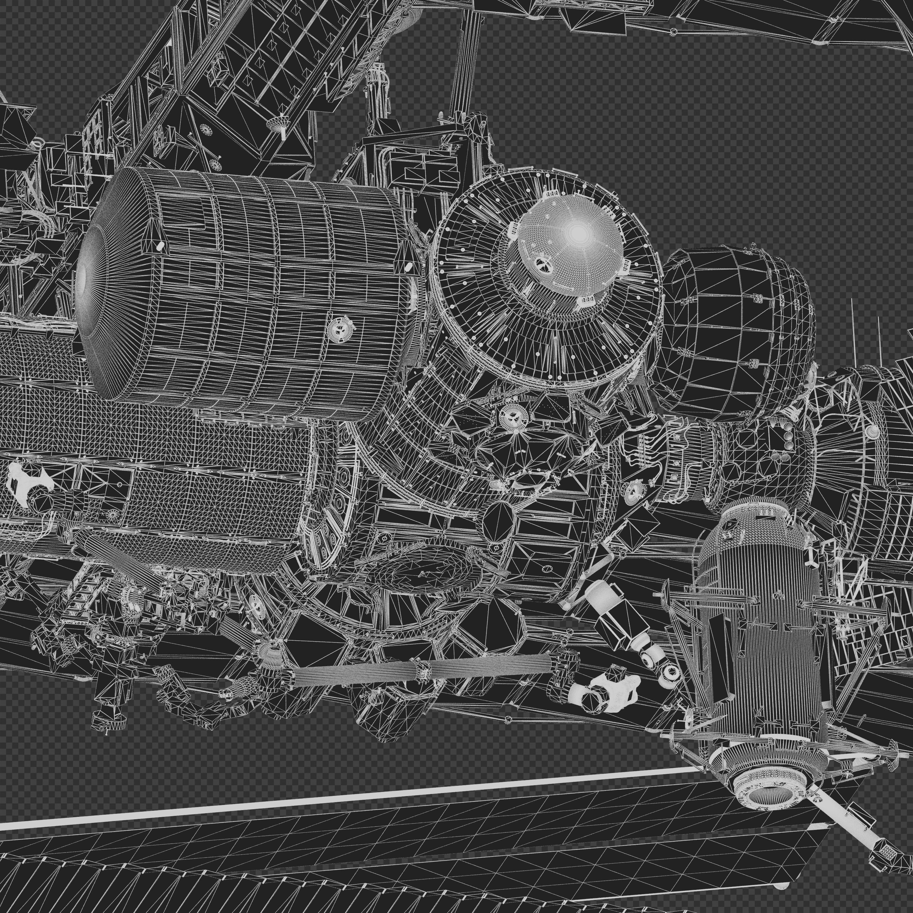 International Space Station 3D model_30