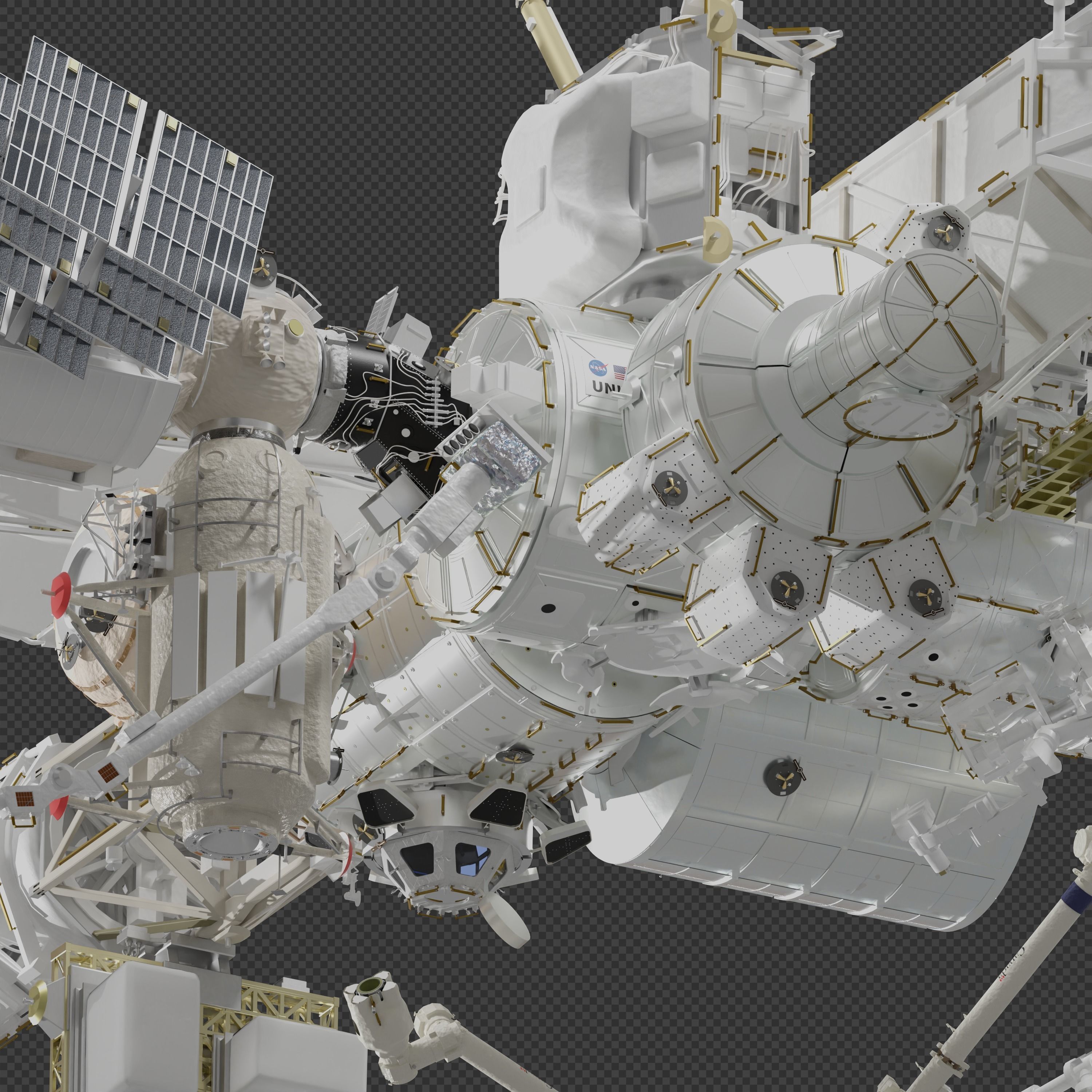 International Space Station 3D model_10