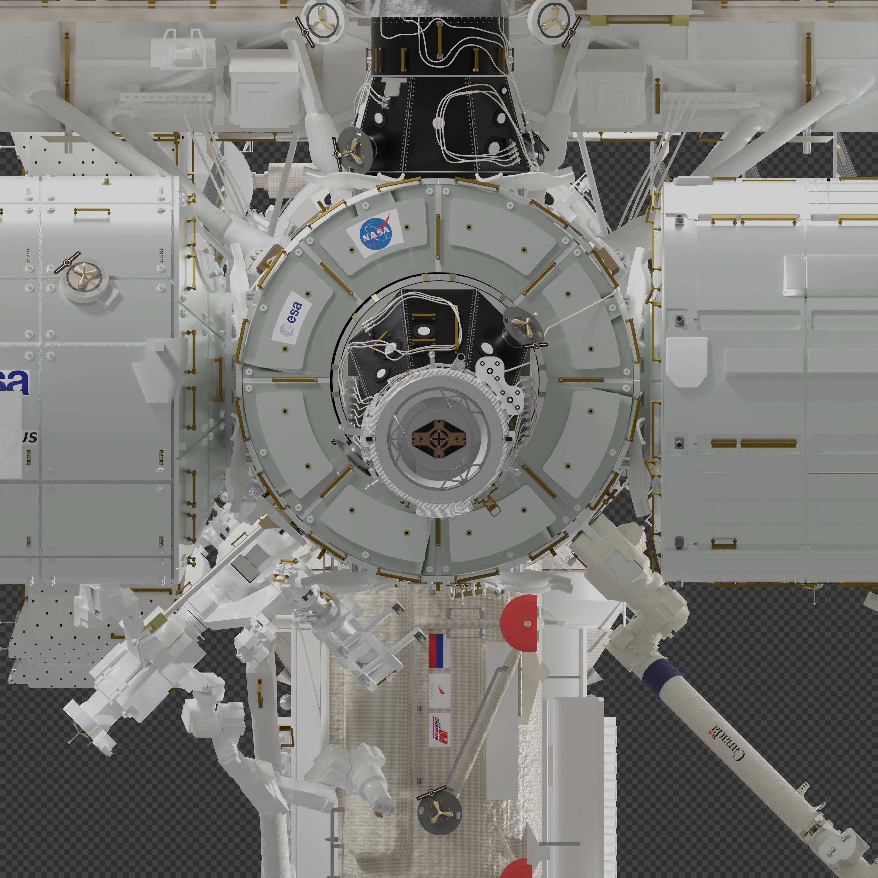 International Space Station 3D model_4