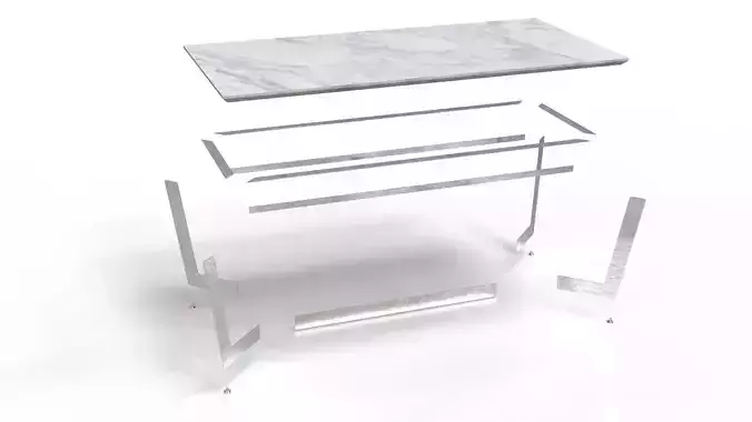Sheet Metal Dinner Table