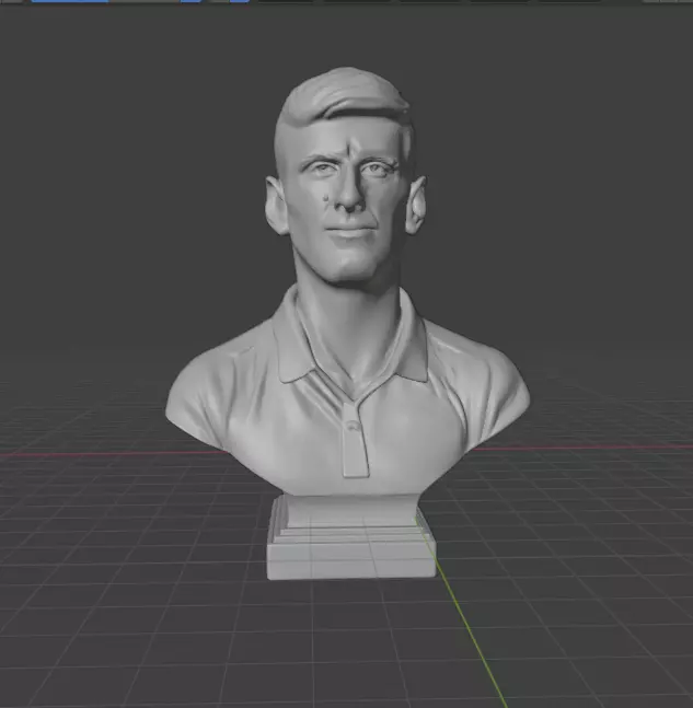 Novak Djokovic 3D print model_4