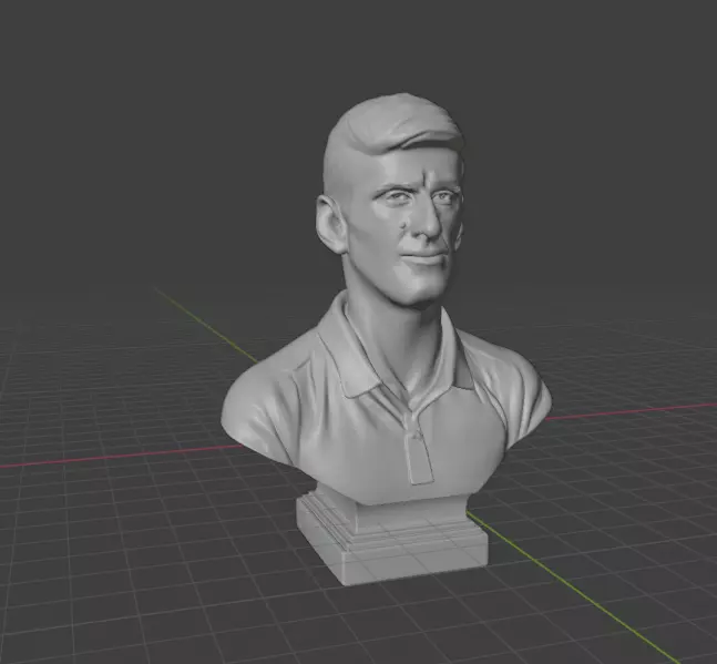 Novak Djokovic 3D print model_18
