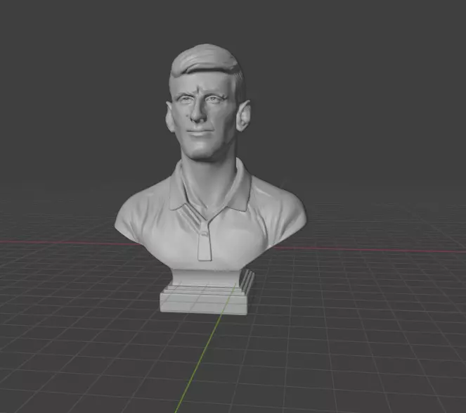 Novak Djokovic 3D print model_6