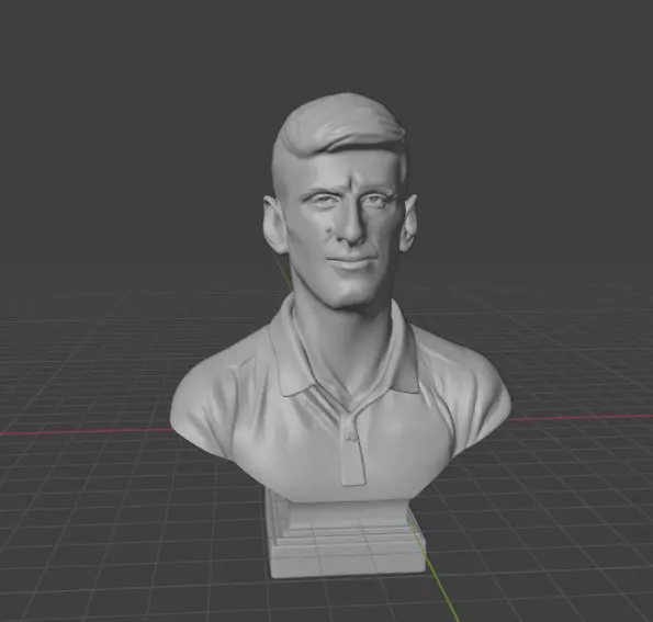Novak Djokovic 3D print model_19