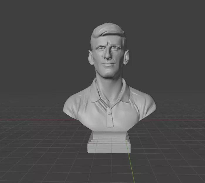 Novak Djokovic 3D print model_11