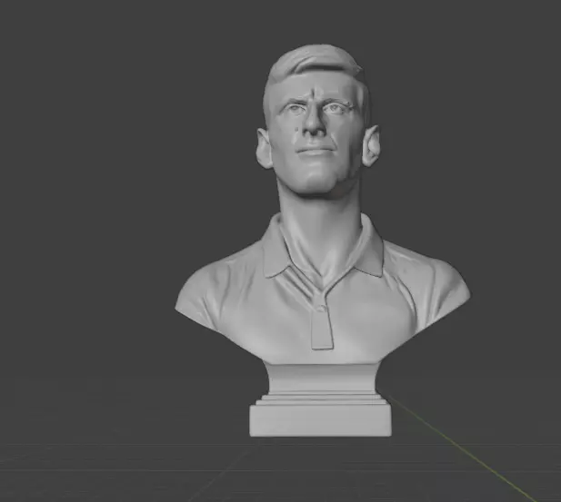 Novak Djokovic 3D print model_20