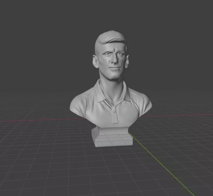 Novak Djokovic 3D print model_5