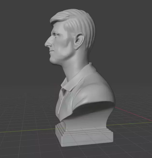 Novak Djokovic 3D print model_22