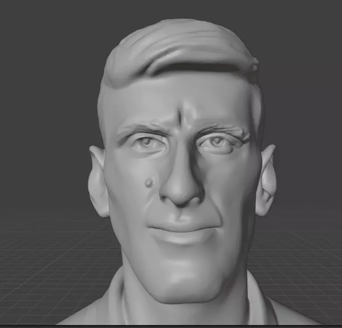 Novak Djokovic 3D print model_9