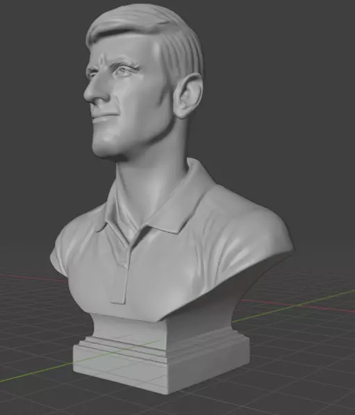 Novak Djokovic 3D print model_23