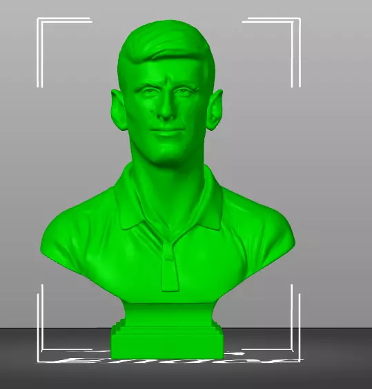 Novak Djokovic 3D print model_16