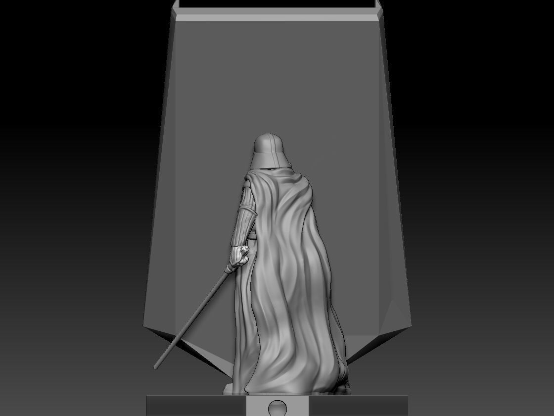 Star Wars Phone Holder - Darth Vader and Baby Yoda - 2 for 1 3D print model_7