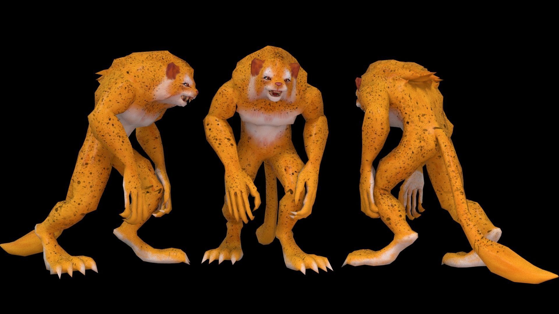 Leo The Warrior Low-poly 3D model_7