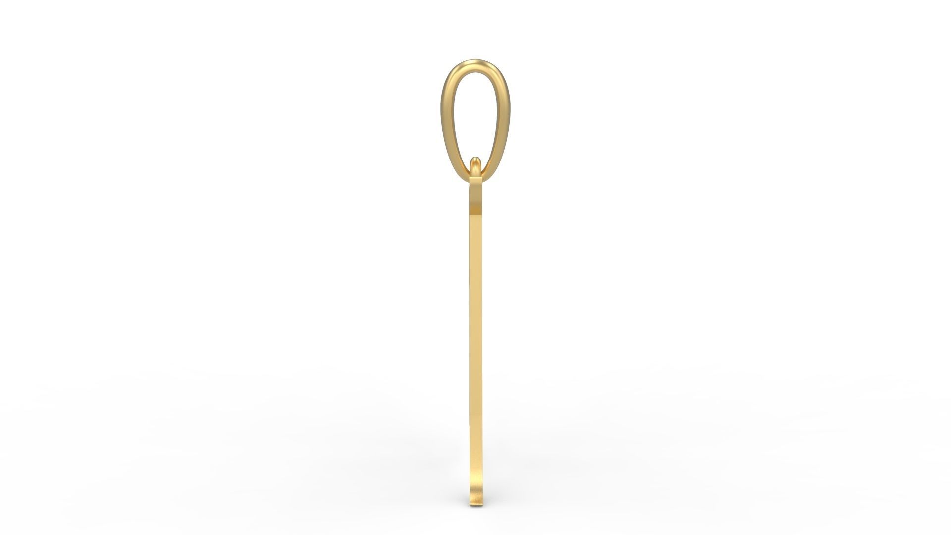 Initial Letters Pendant Vires Gollem A 3D print model_2