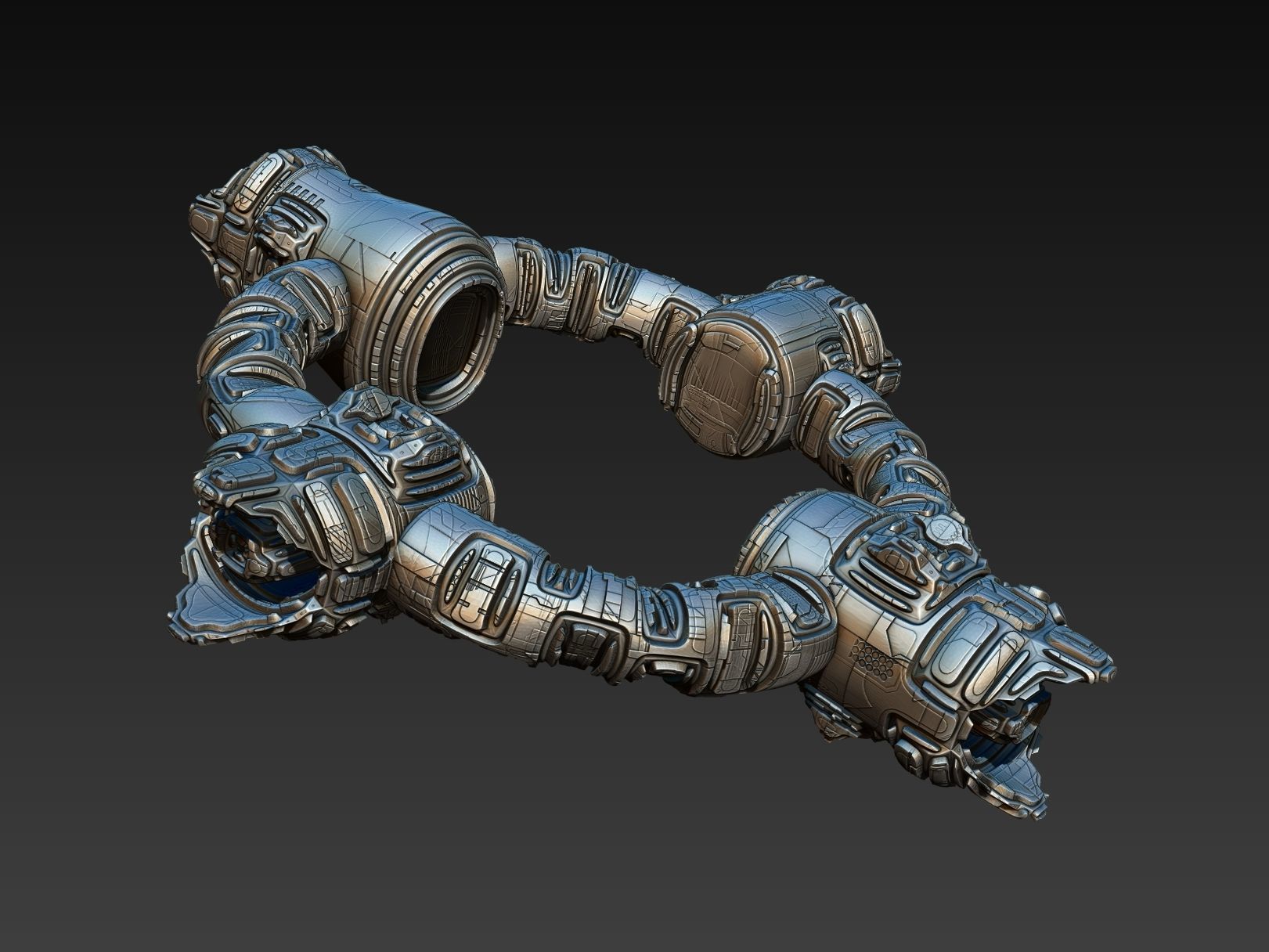 space equipment node 00084 3D model_3