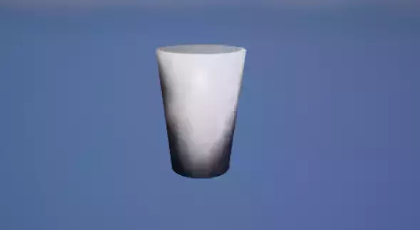 Low Poly Plastic Cup