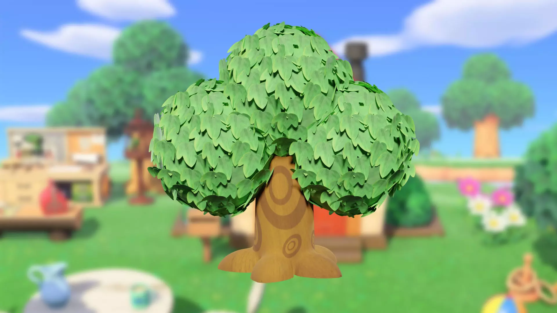 Tree - Animal Crossing New Horizon Albero 3D model